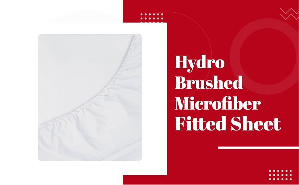 Infinitee Xclusives Fitted Sheet Queen Size 1 Piece 60”x80” deep Pocket White Queen Size