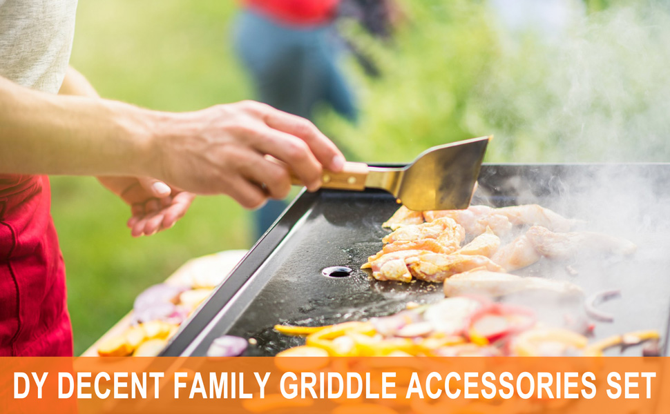 DY DECENT FAMILY Griddle Accessories Kit, Upgrade 26Pcs
