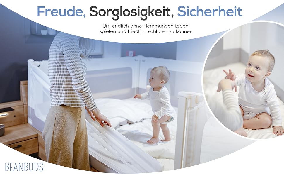 BEANBUDS fall protection bed box spring bed rail children's bed guard for children baby
