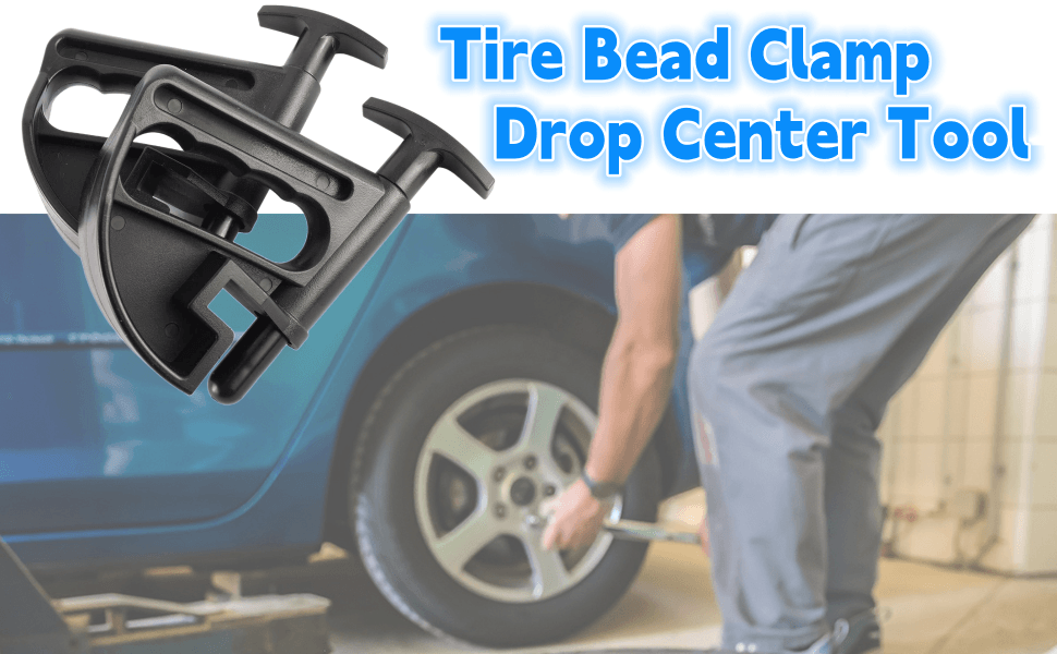 YaeMarine Tire Changer Tire Bead Clamp Drop Center Tool Universal Rim Pry Tire Changer Wheel