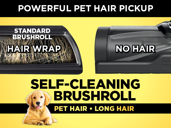 SELF-CLEANING brushroll