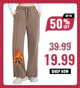 fleece lined sweatpants