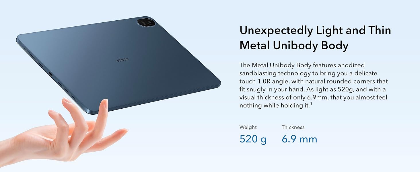 HONOR Pad 8 12-inch Wi-Fi Tablet (Octa-Core Processers, 4+128GB Storage ...
