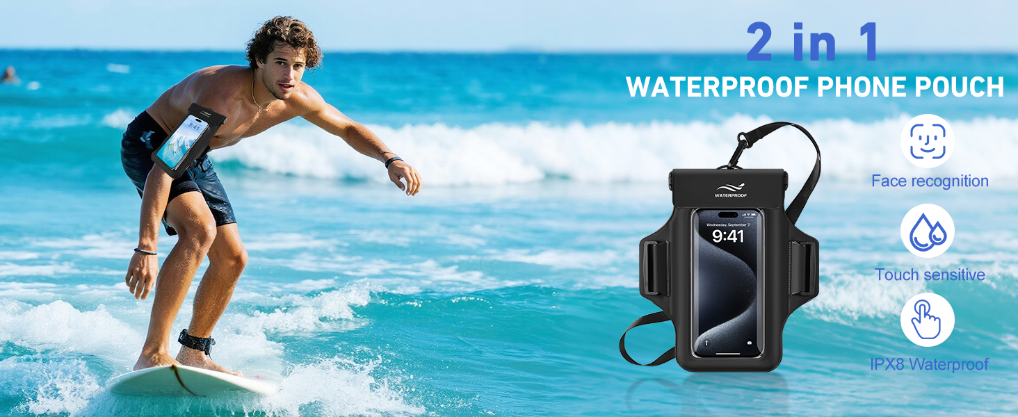 waterproof phone pouch