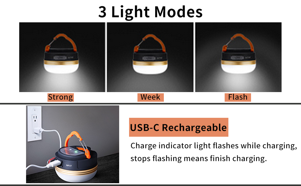 3 light modes