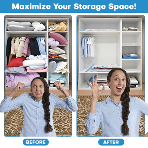 sac rangement sous vide aspirateur