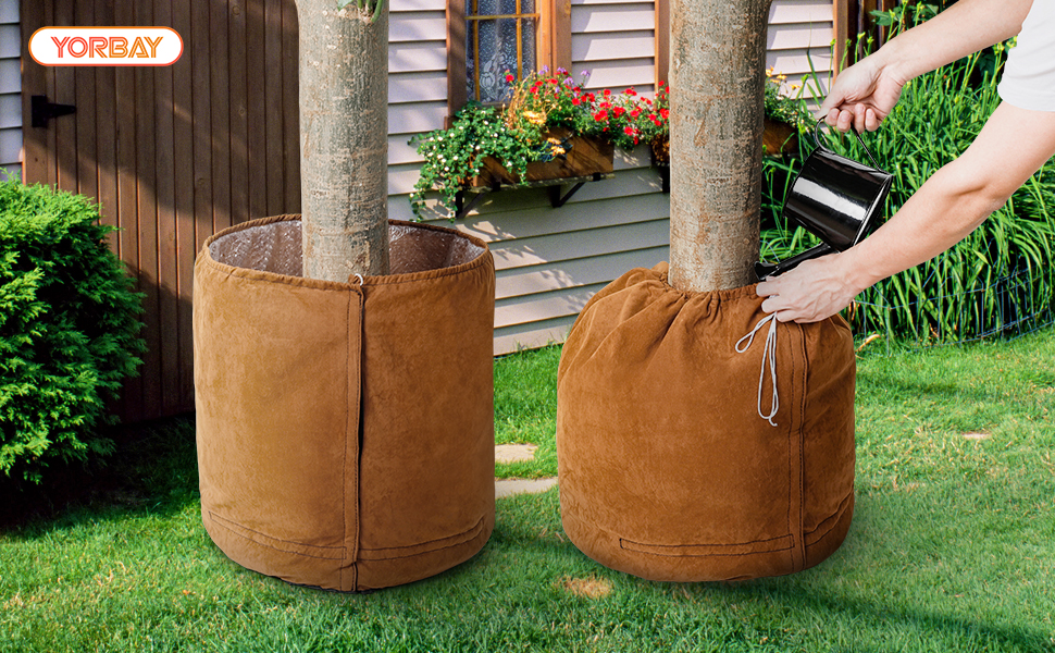 Yorbay 2 Stücke Thermo Topfschutz 50x45cm Pflanzenschutz Frostschutz