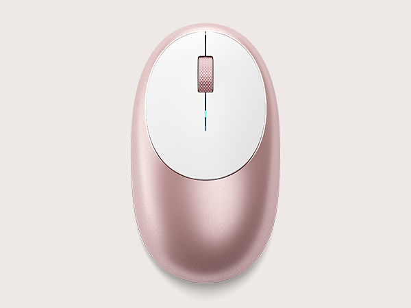 Apple - MacBookAir2020ピンクゴールド マウスUSBアダプター付き Amazon | Satechi M1 ワイヤレス Bluetooth マウス USB-C充電式