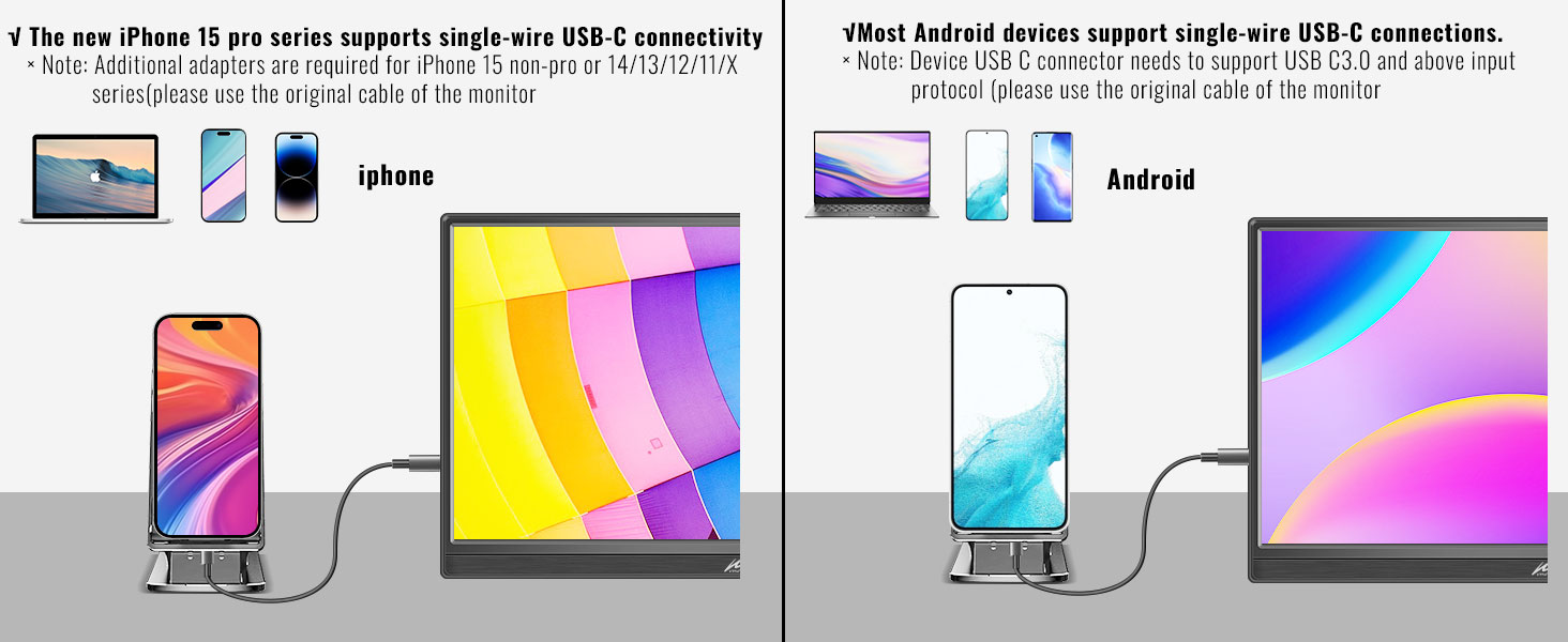 touchscreen portable monitor
