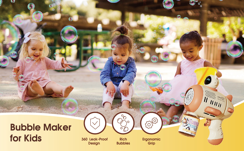 Bubble Guns for Toddlers Bubble Makers for Kid with 1