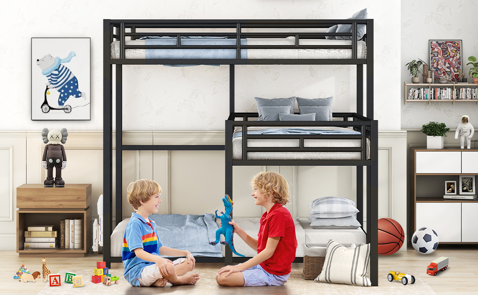 triple bunk bed 