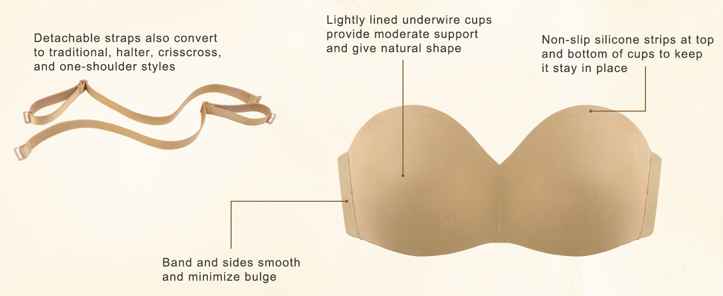Strapless Minimizer Bra
