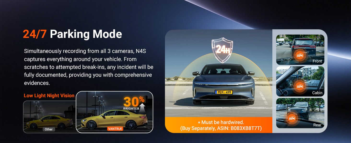 24 hours dash cam