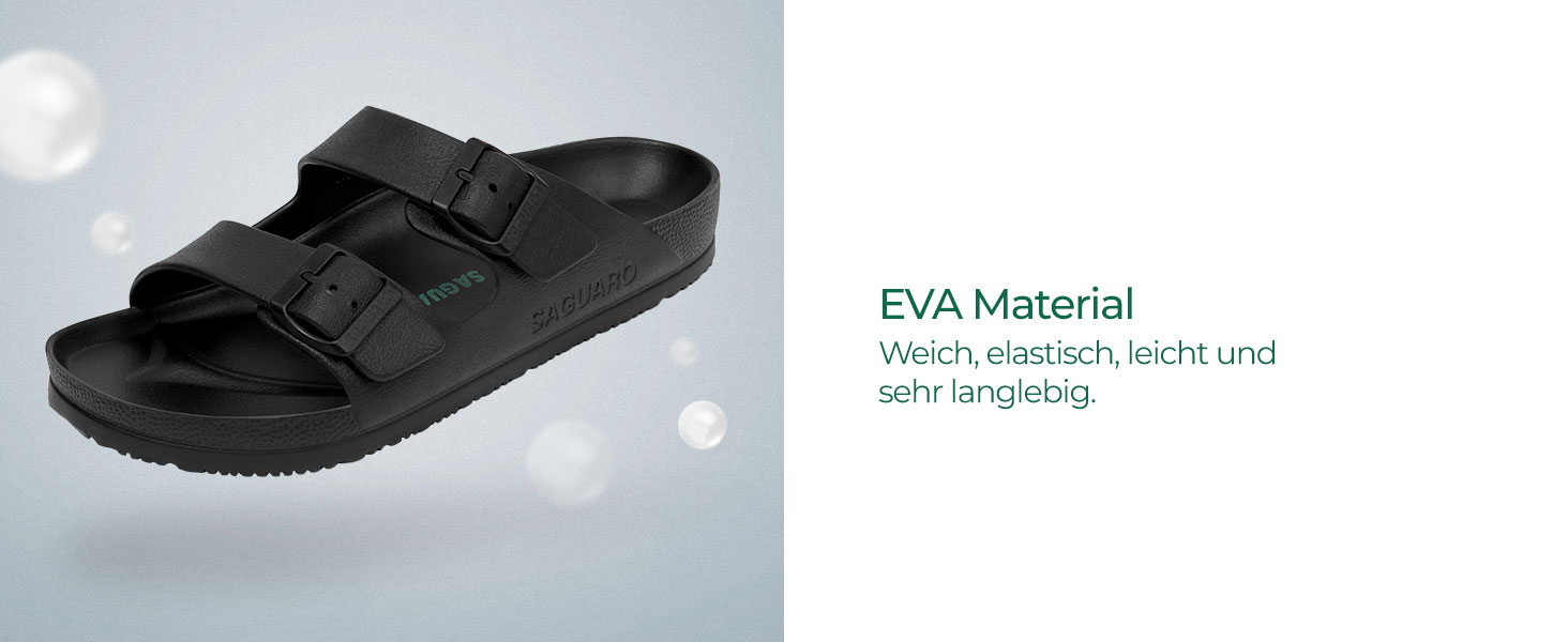 Hausschuhe Herren Damen Leicht Elastisch Pantoletten Badschuhe