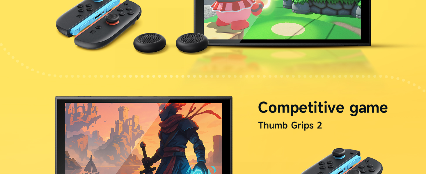 JSAUX Thumb Grips for Nintendo Switch 2