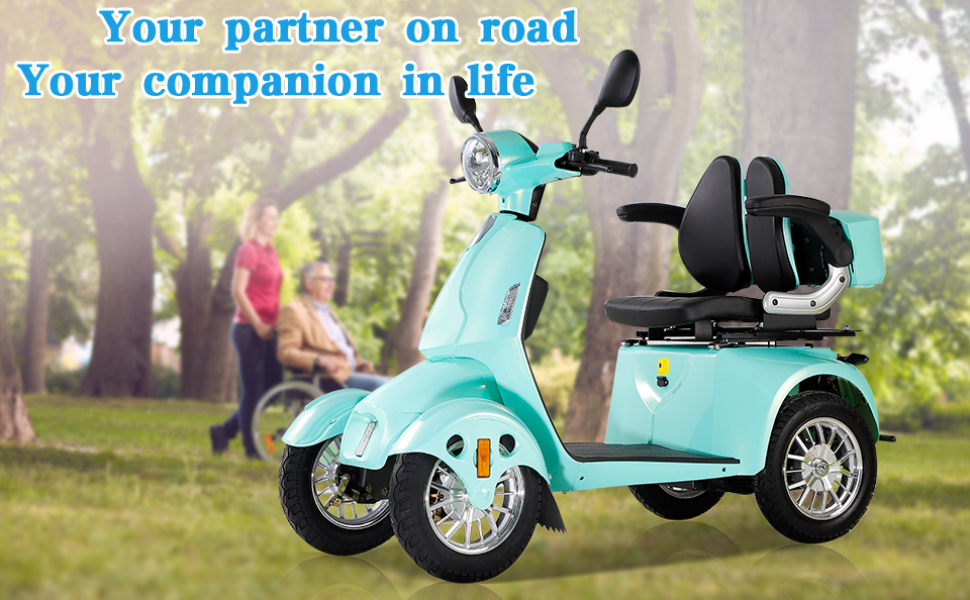 Mobility Scooters for Seniors, 4 Wheel Powered Mobility