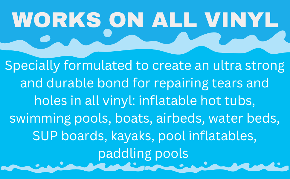 Puncture Repair Kit, 120ml Underwater Vinyl Repair Kit for Inflatable