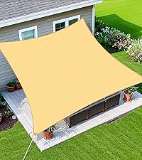Amazon.com : Amagenix Sun Shade Sail 16'X20' Curved Edge
