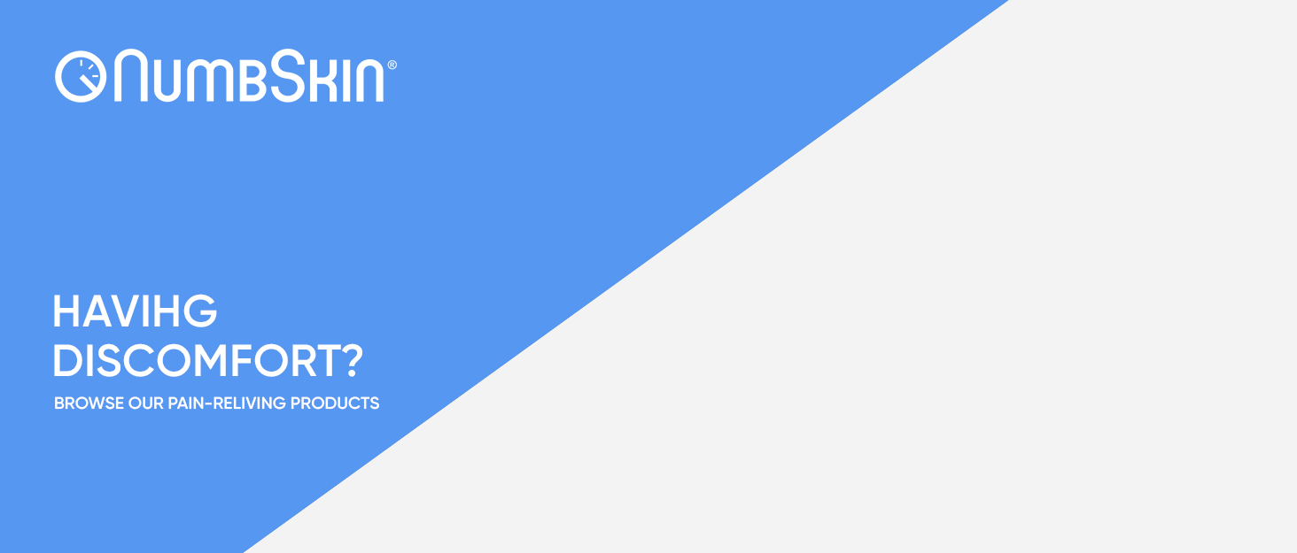 Numbskin background numbing cream