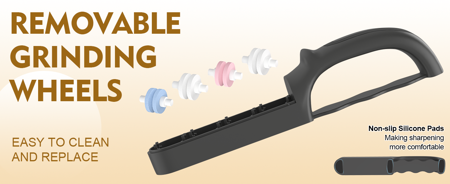 OLINS KAKO Knife Sharpeners for Kitchen Knives Scissors 15