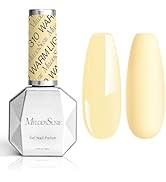 MelodySusie Thick Yellow Gel Nail Polish,0.5fl oz Pastel Soak Off UV LED Creamy Yellow Gel Polish...