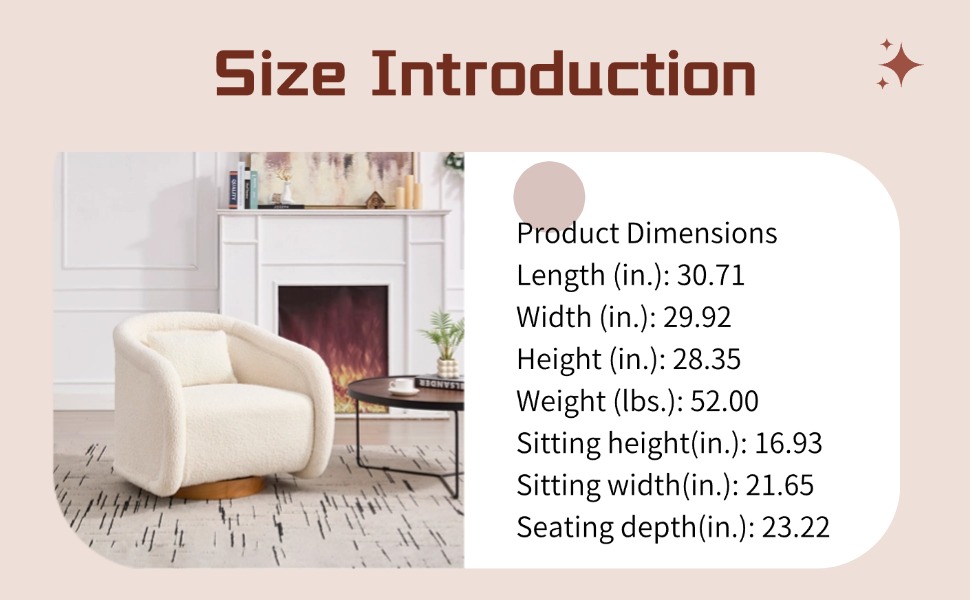 Swivel Barrel Chair
