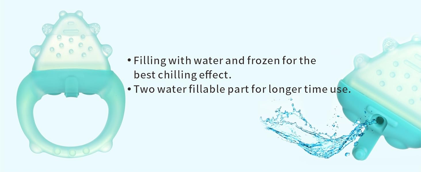 Baby Teether Toys,Water Fillable Baby Teething Relief