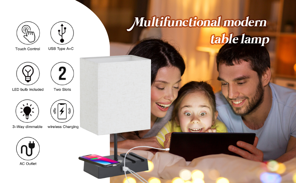 Multifunctional table lamp