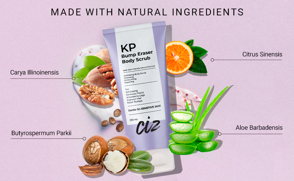 KP Bump Eraser Body Scrub, Exfoliating Body Scrub, Body