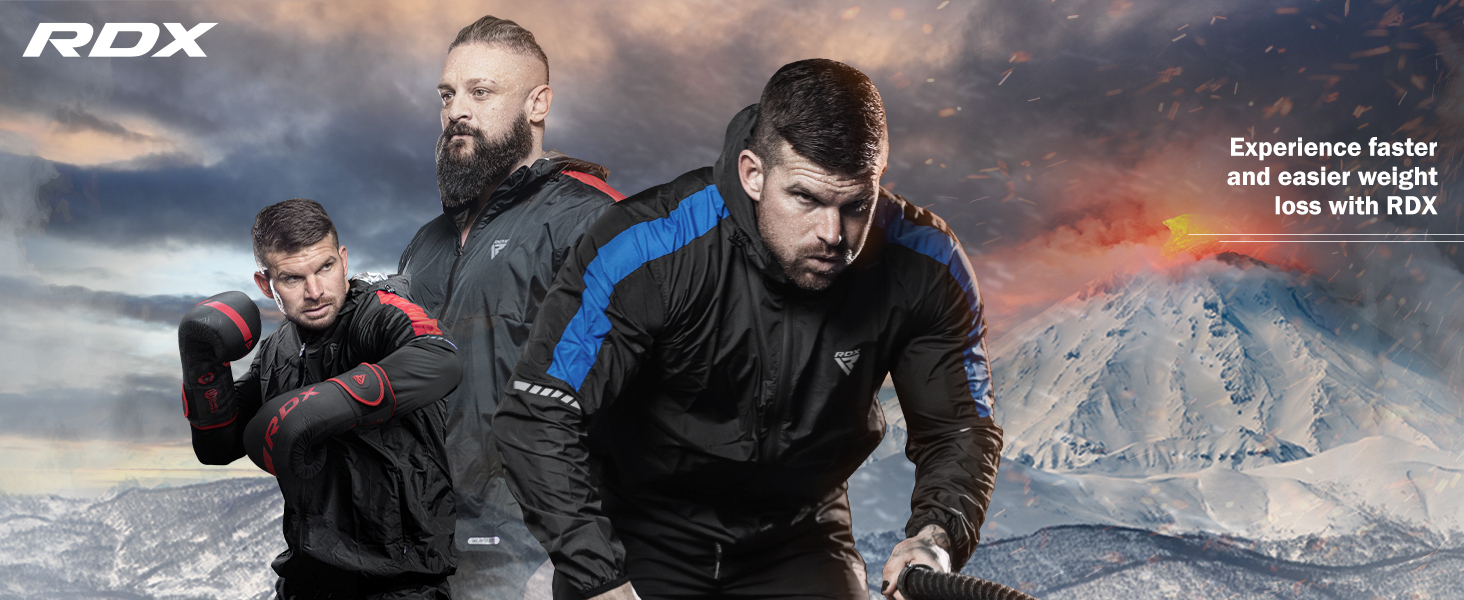 RDX Sauna Suit Weight Loss, Reach Oeko TEX 100 Certified, Full Body Sweat Heat Suit with Hood