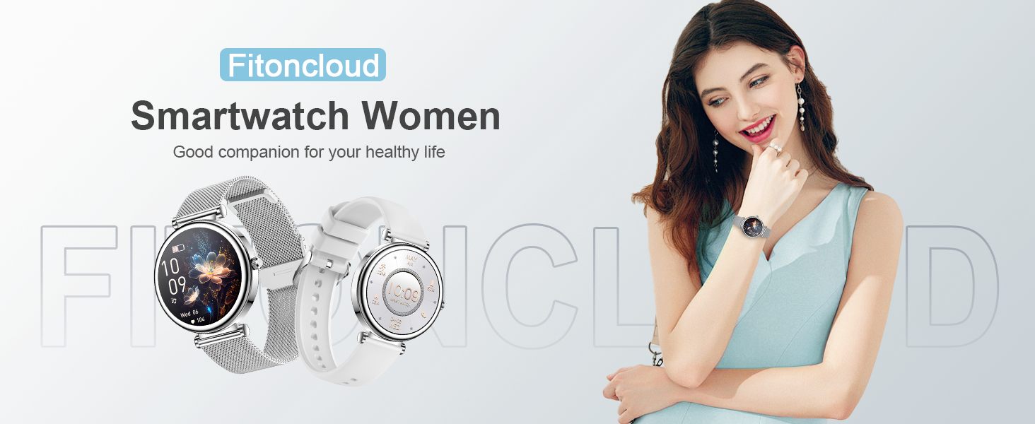 smart watch for women fitness tracker ladies smart watch womens smartwatch silver smart watch women