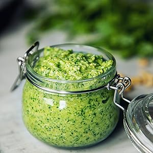 pesto made of raw pistachio kernels by food to live