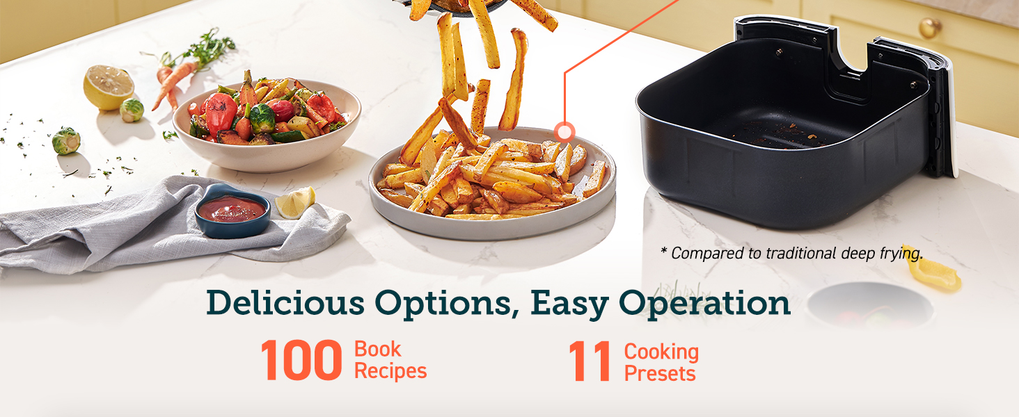 delicious options, easy operation