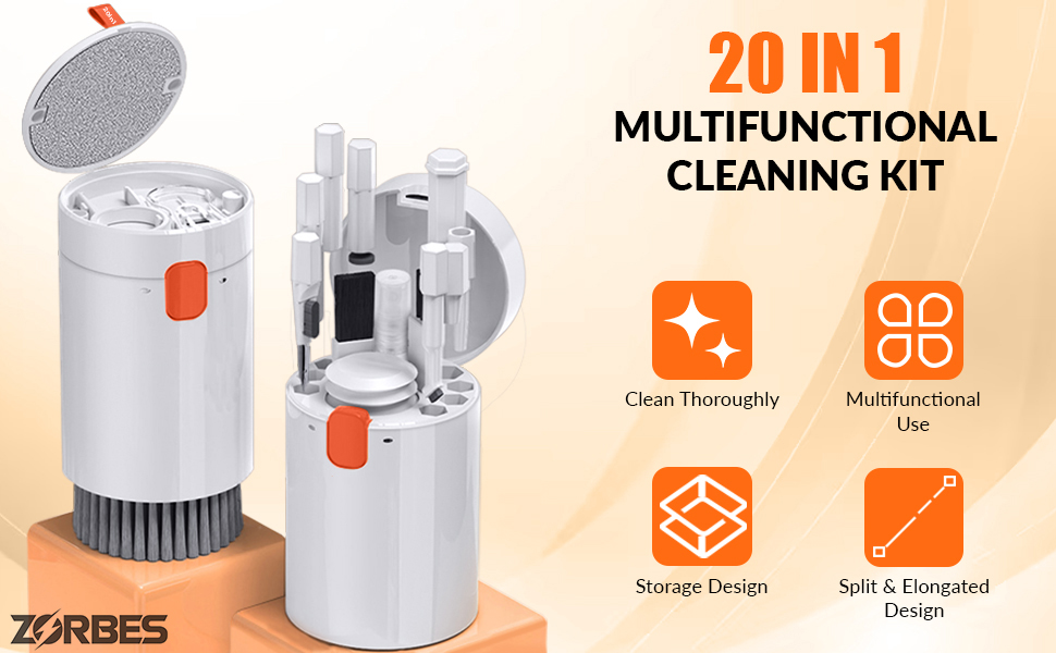 Buy ZORBES® Electronics Cleaner Kit Tool 20pcs Electronics Cleaning Kit