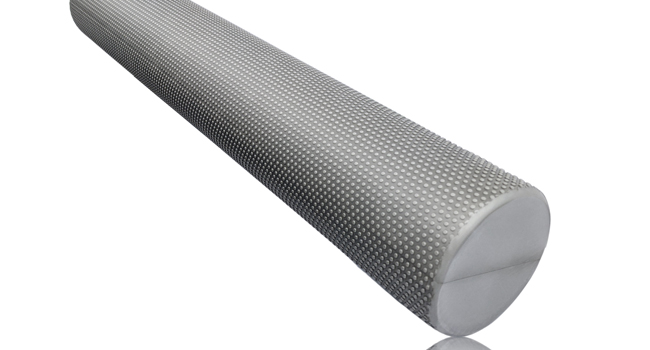 グレーのフォームローラー