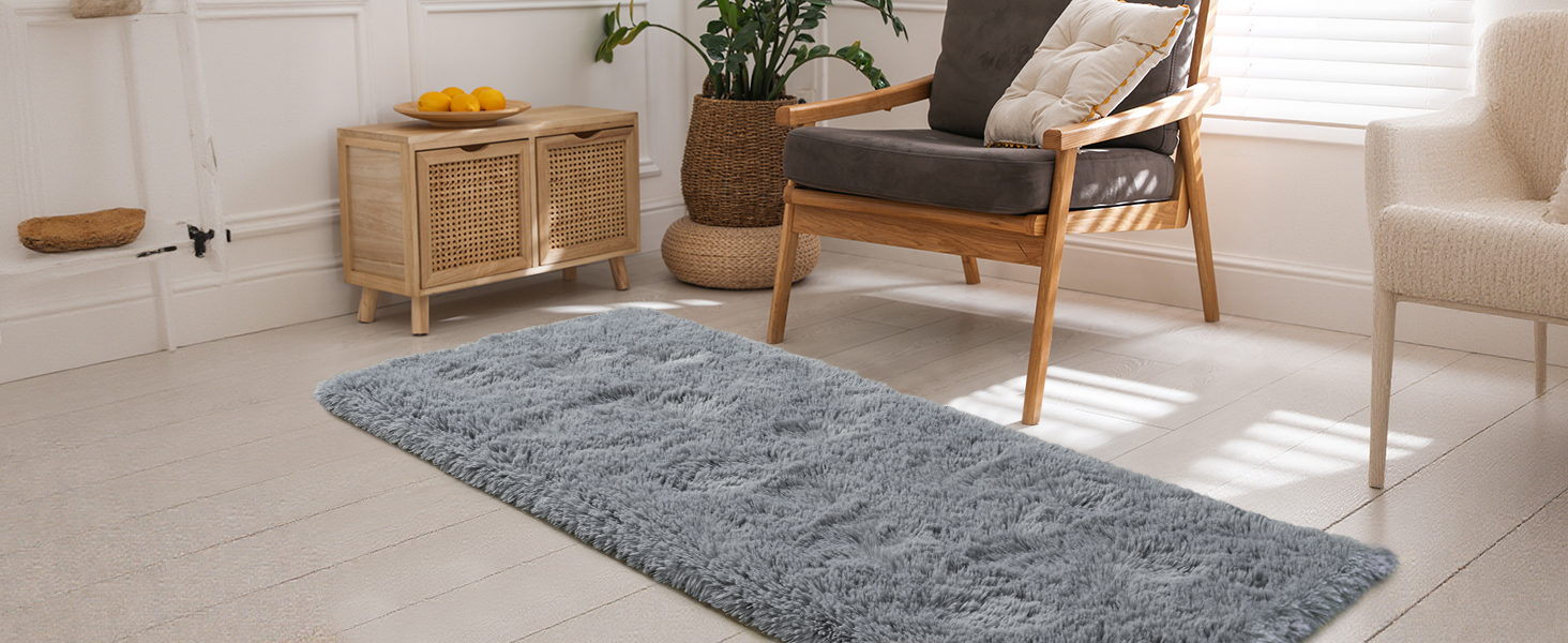 2x6 grey gray runner rug carpet for classroom dorm bedroom kids rugs enteryway hallway bedside decor