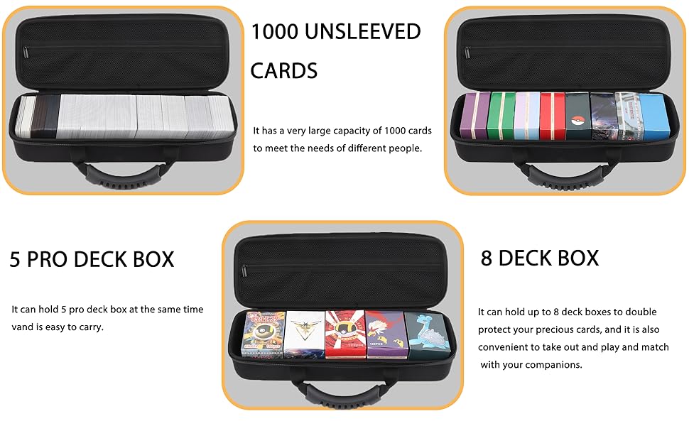 1000 Baseball Card Storage Box for Cards Against Humanity