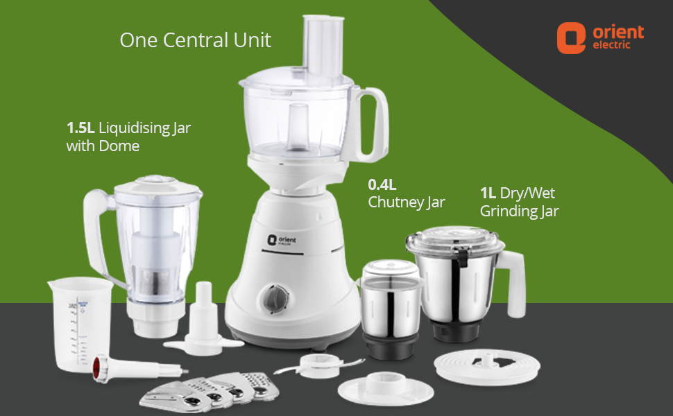 Buy Orient Electric Chefspecial Kitchen Genie 750W Mixers Grinder