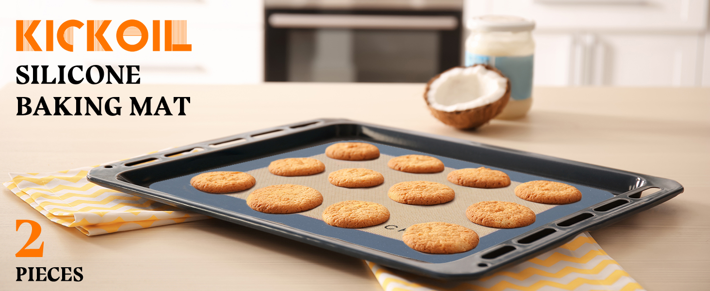 Silicone Baking Mat Half Sheet Non Stick Food Safe Baking