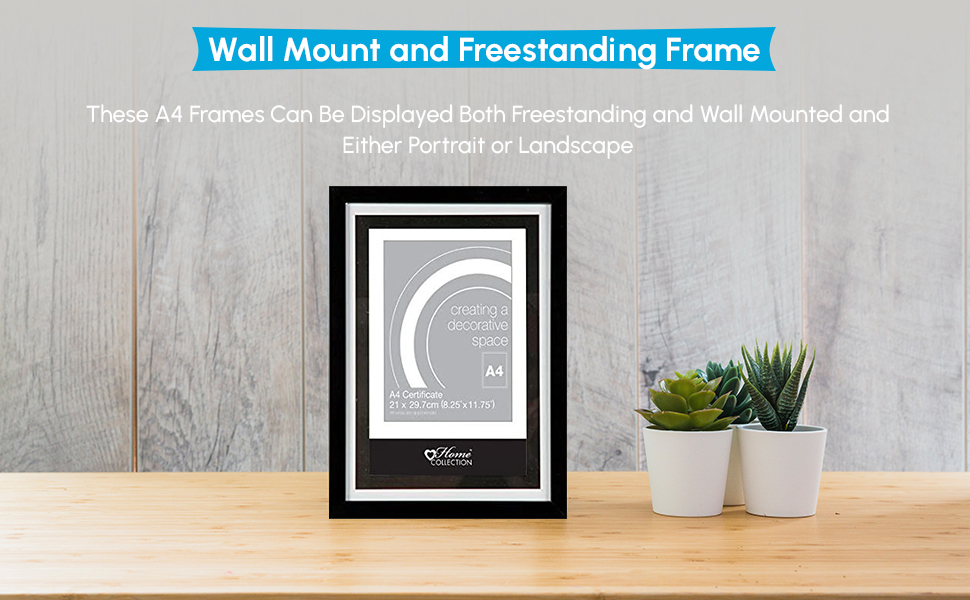 1ABOVE 3 X A4 Frames A4 Photo Frames A4 Certificate Frames A4
