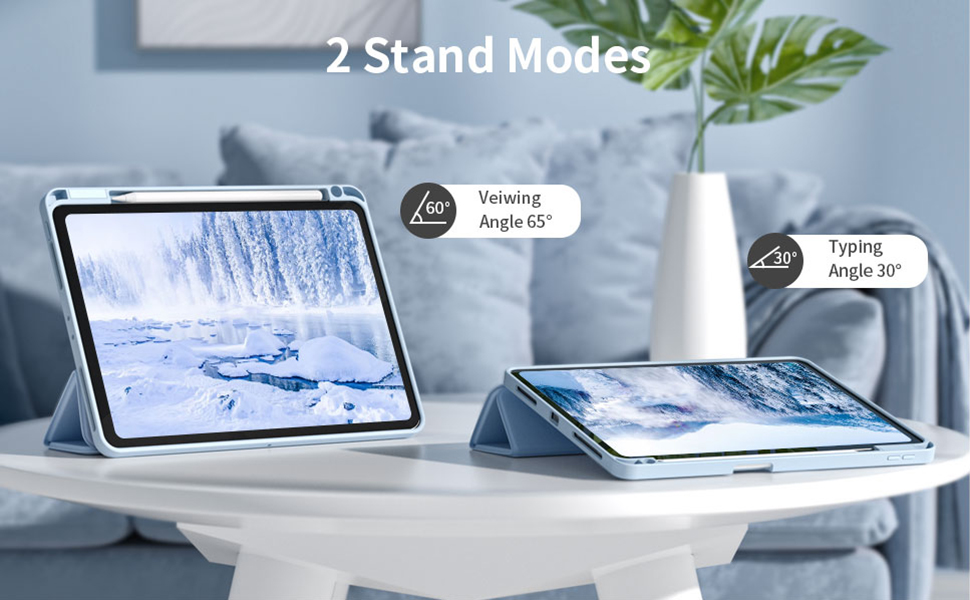 Wenlaty Compatible with iPad Pro 11 Inch Case 3rd/2nd Generation with Pencil Holder