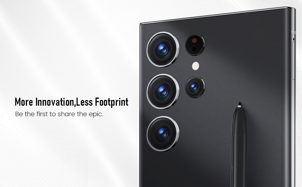 Unlocked Android Phones C23 Ultra Cell Phone Android 13 Mobile Phone with Build-in Pen, 8GB+256GB, 6.8" Display, 50MP+13MP Camera 6500 mAh 4G Dual SIM(Black) 8