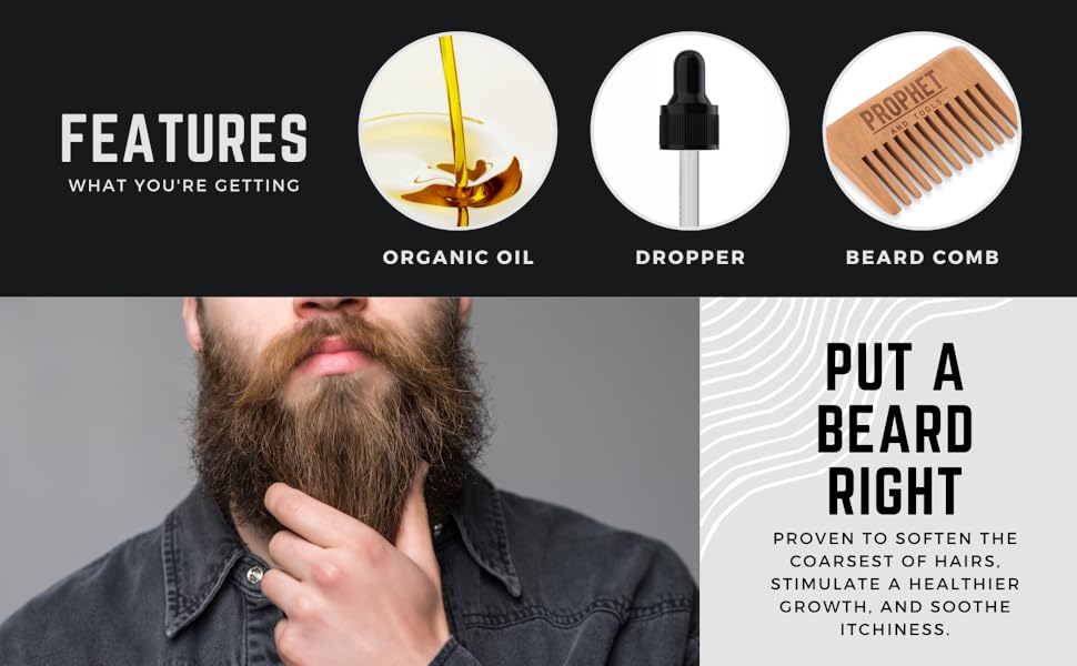 2023 Favourite* Unscented Beard Oil, Revolutionary Formula Helps to