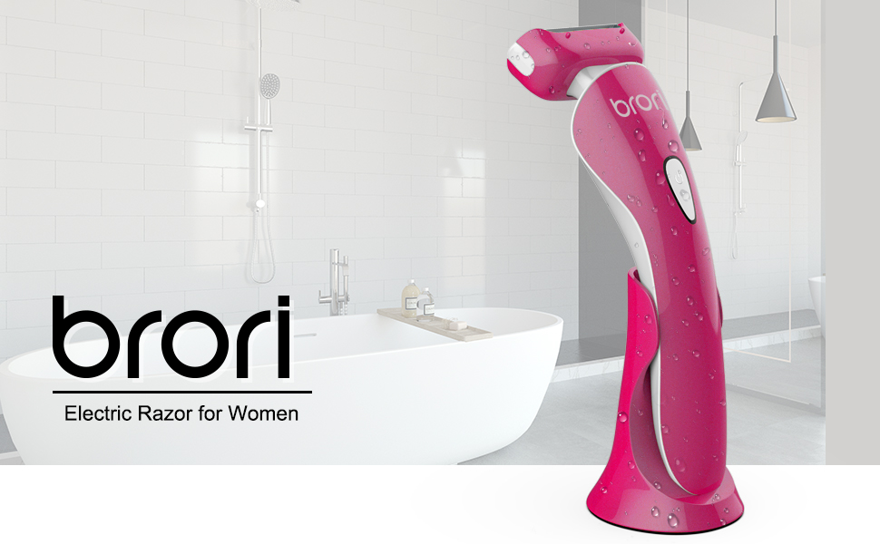 electric razor for women - red 1