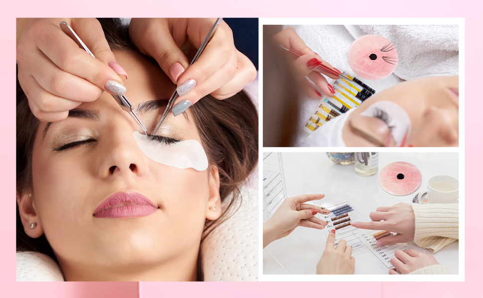Eyelash Extension Glue Pallet Holder Round Pallet Pad