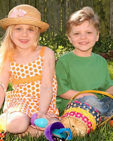 Easter Basket Stuffers: Each easter gifts set includes 18 pre-filled Easter eggs