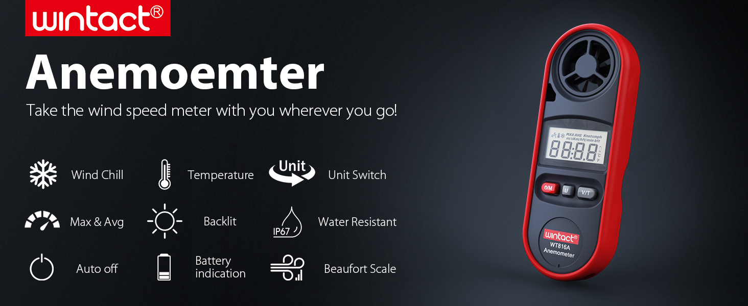 wind speed meter anemometer