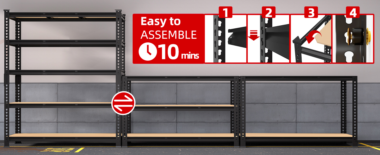 120 shelf assemble