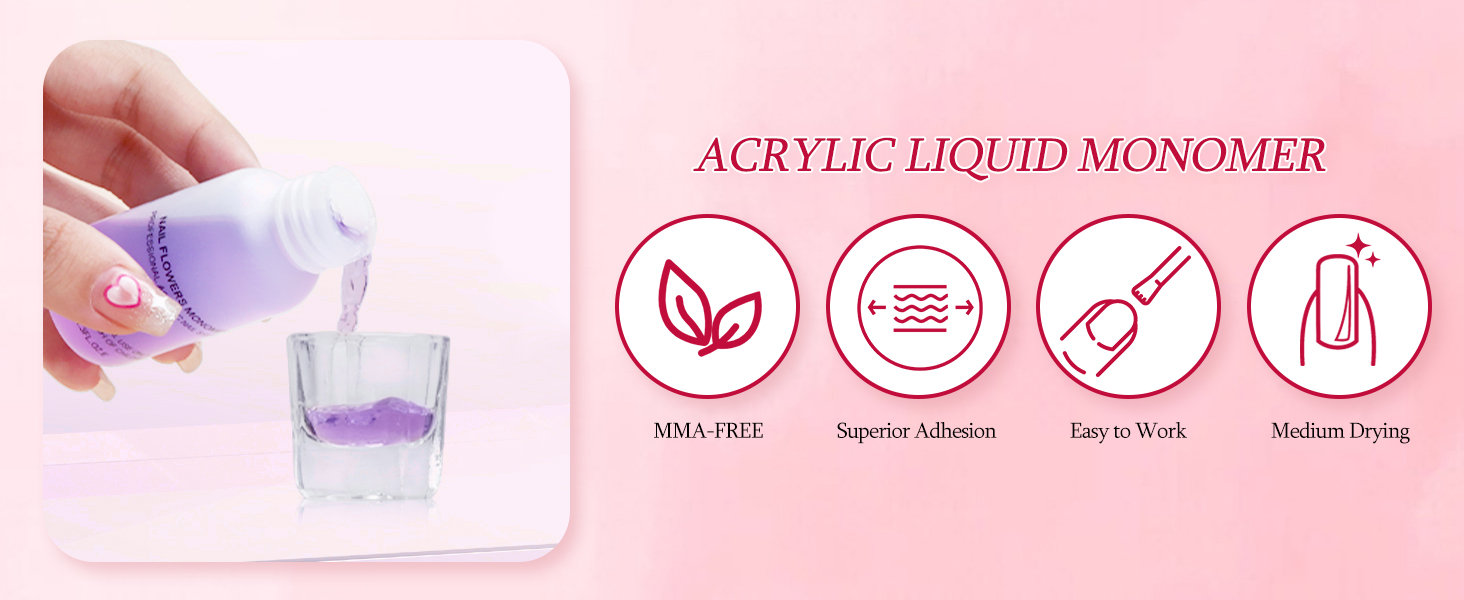  Acrylic Nail Kit,Acrylic Powder Set 
