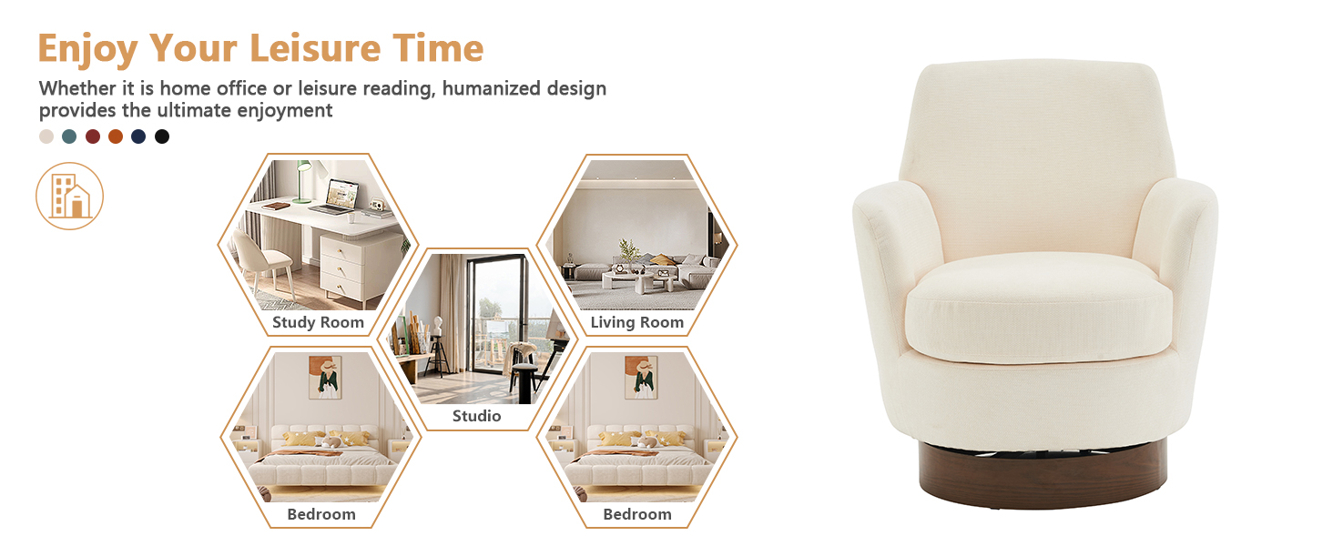 Barrel Chair for Living Room